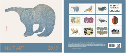 2019 Cape Dorset Inuit Art calendar
